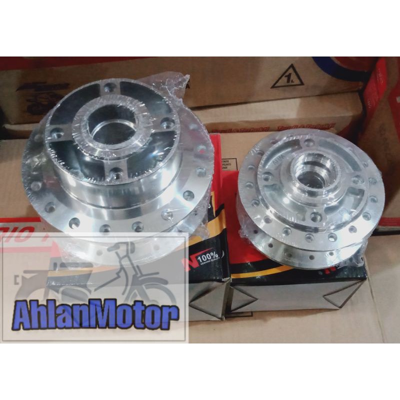 Tromol set SUPRA X125 Dobell Disk /Tromol SUPRA 125 Dobell Cakram/Tromol Set Depan&Belakang Supra125