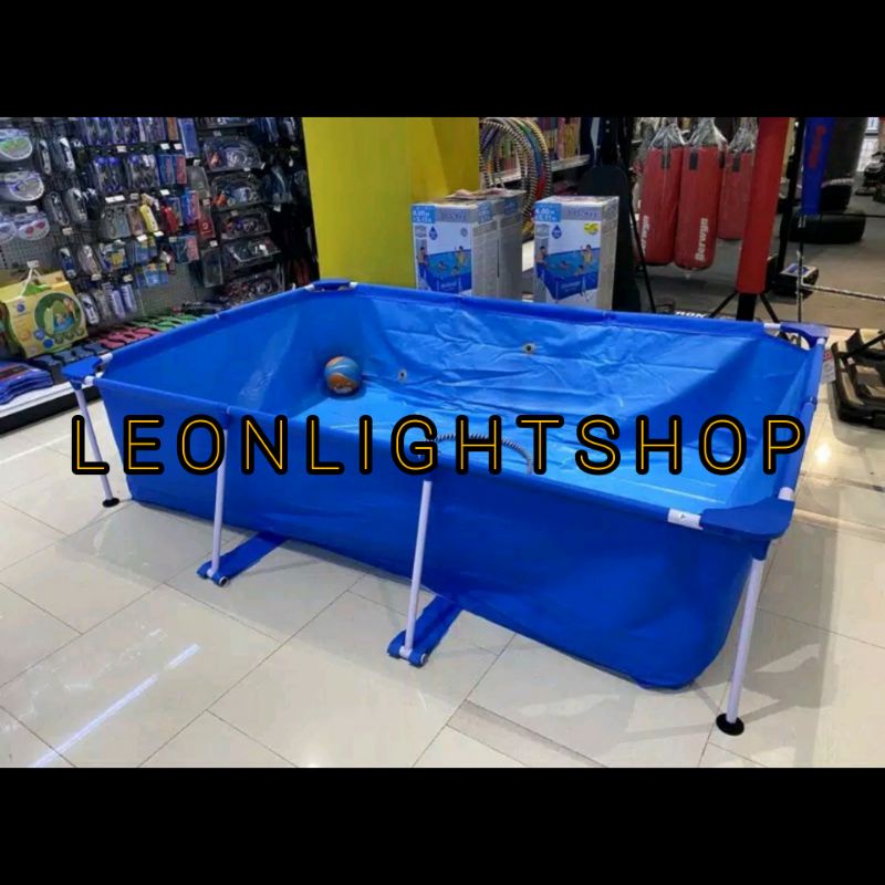 BESTWAY KOLAM RENANG FRAME 400X211X81CM/FRANE POOL SQUARE/KOLAM RENANG DEWASA MURAH