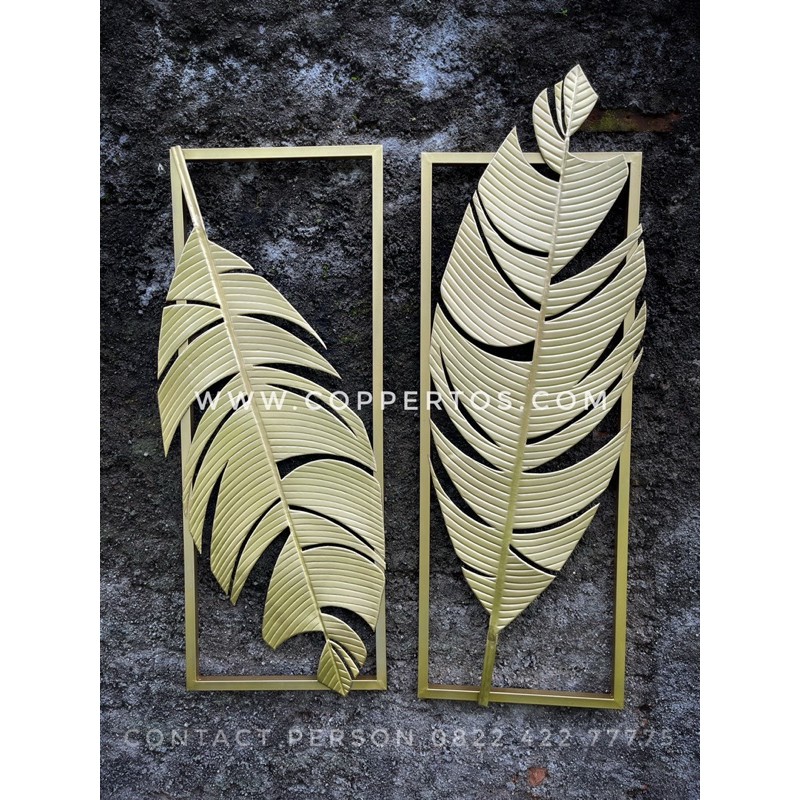 wall decor tembaga - wall decoration - pajangan dinding minimalis - wall decor minimalis