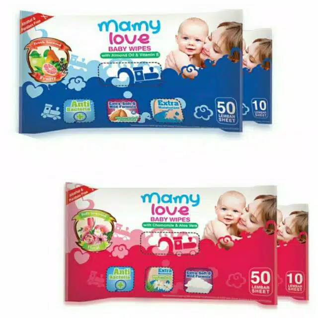 Tisu basah mamy love 50s'