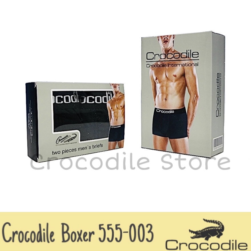 Celana Dalam/Boxer Crocodile Artikel 555-003 (2 Pcs in Box)