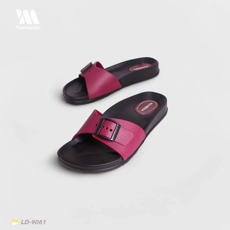 *New* YUMEIDA 9061 size 37-41 Sandal Karet Wanita Selop Gesper Ringan