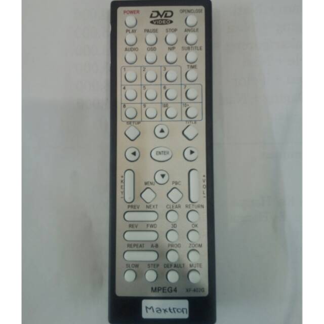 REMOT/REMOTE DVD MAXTRON