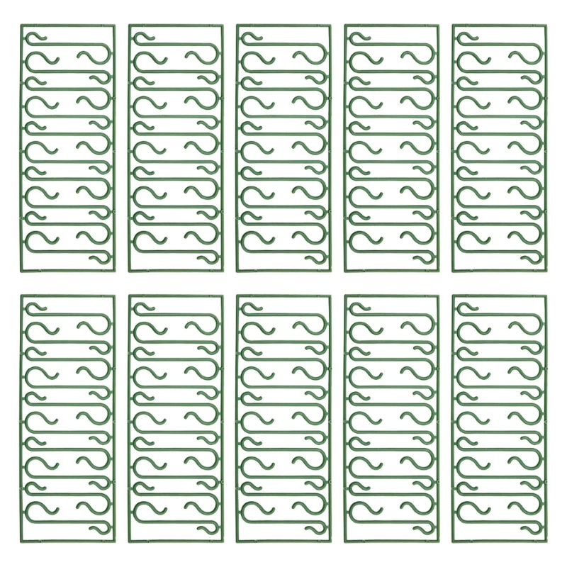 100pcs Kait Gantung Bentuk S Untuk Dekorasi Pohon Natal