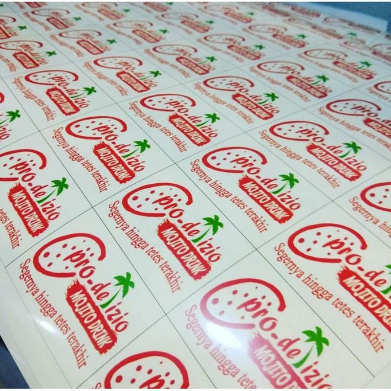 

stiker anti luntur bahan bontak gambar tajam