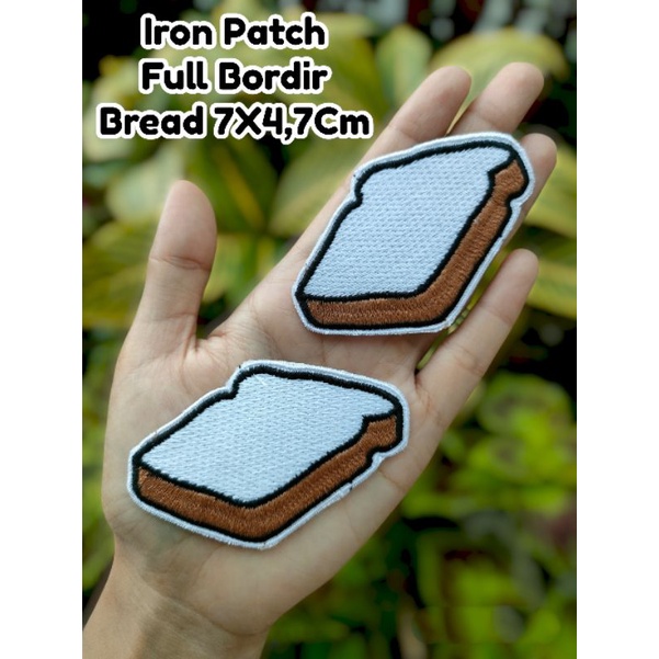 COD Bordir Tempel Setrika Roti Iron Patch Bread Patch Iron Bordir Lucu Tembelan Kaos Bolong Tempelan