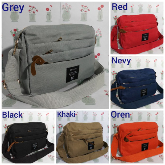 TAS MEWAH TAS SELEMPANG WANITA ANELLO 5Ruang A6004 ORIGINAL