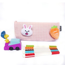 Skoola Tempat Pensil Pin Rabbit Duck 2853 Smiggle Alike