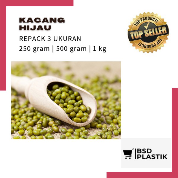 

Kacang Hijau Kacang Ijo Kualitas Lokal Mung Bean Curah ukuran 1kg
