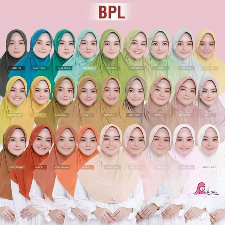 BPL MIULAN HIJAB / KERUDUNG SERUT /  HIJAB MIULAN INSTAN