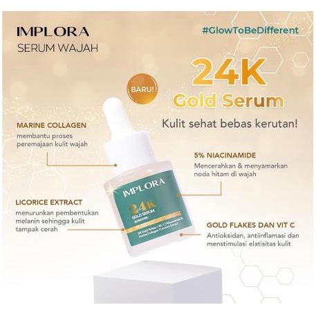 * NCC * Implora Serum Wajah Face Serum Skin Care Perawatan Wajah - Netto 20 ml