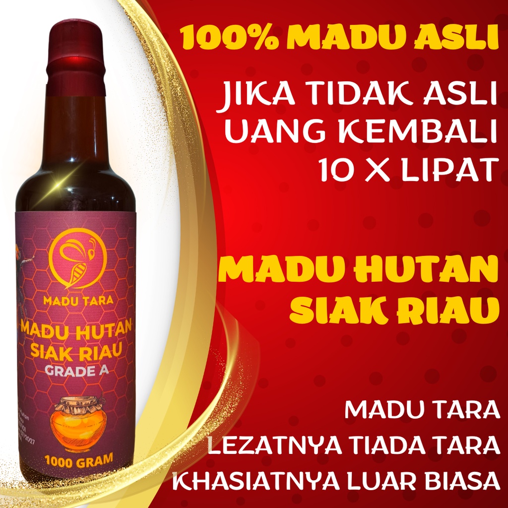 MADU HUTAN SIAK RIAU MADU ASLI MADU MENTAH MURNI RAW HONEY MADU TARA