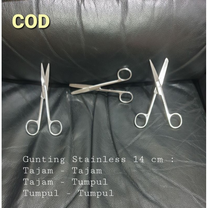 GUNTING BEDAH STAINLESS 14 CM