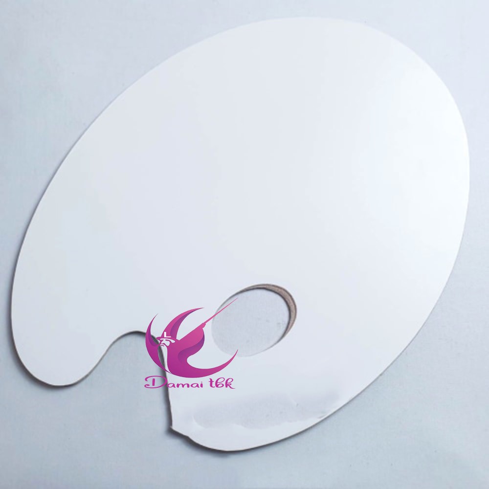 

Palet Lukis Kayu Oval Sedang 28 cm x 21 cm No 3