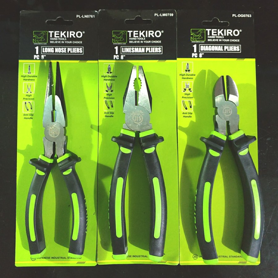 Tang Tekiro 3 Pcs 8" - Tang Set 8 Inchi Tekiro Original