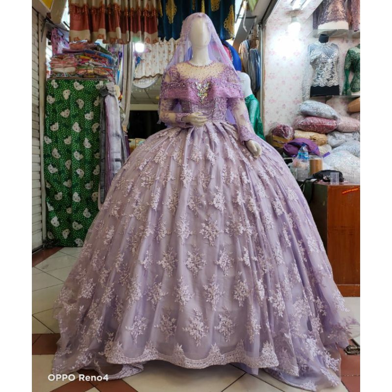 GAUN BARBIE BEREKOR MEWAH TRIDI//BAJU WEDDING TERLARISSS