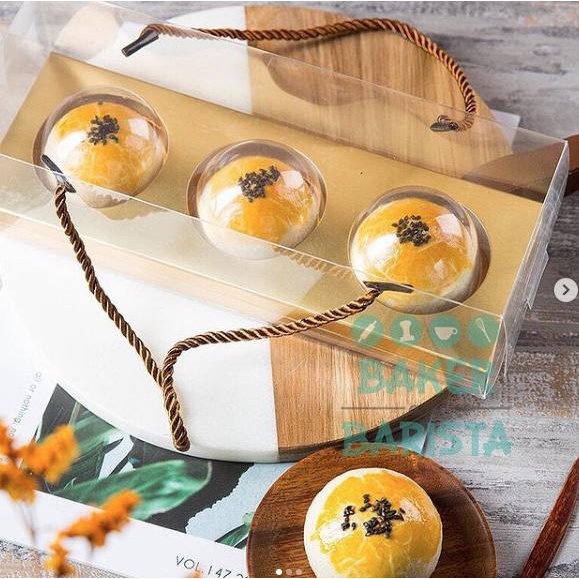 

Mooncake Box Dome 3 Mika Gold Dus Moon Cake Kemasan Kue Bulan premium bakernbar99 Ayo Beli