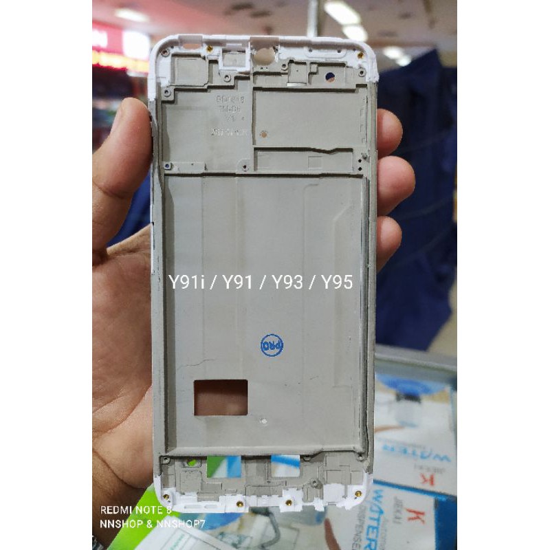 Casing Bazel Tulang Tengah Vivo Y12 Y15 2019 Y17 Papan LCD Vivo Y91i Y91 Y93 Y95