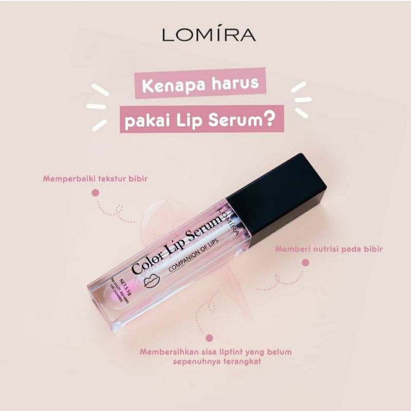 READY!!! LIP SERUM LOMIRA | Mengandung vit E vit C | BPOM