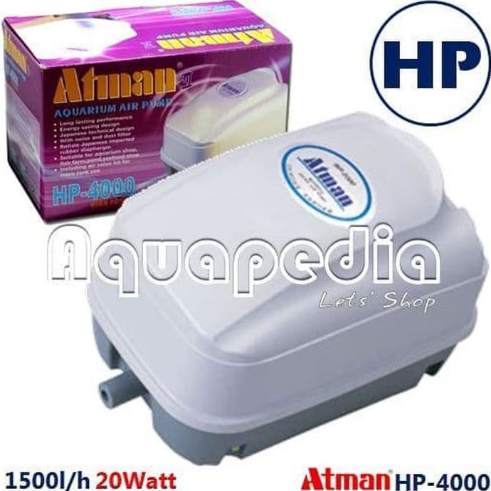 Atman Hp-4000 Pompa Udara Air Pump Blower Ori
