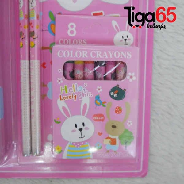 365 STATIONERY SET #40275 Buku &amp; Alat Tulis Anak / Karakter Fancy Gambar Lucu