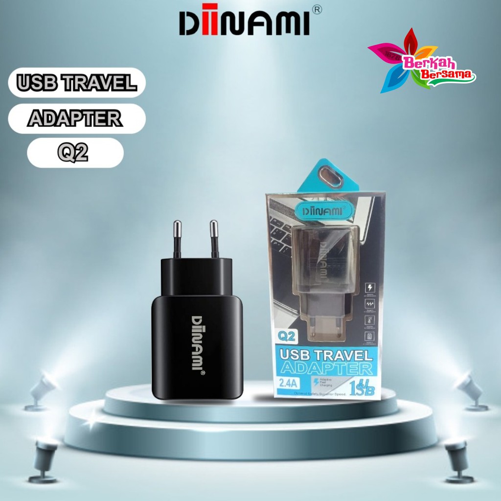 Q2 BATOK ADAPTER CASHAN DIINAMI 2.4A FOR OPPO SAMSUNG REALME XIAOMI VIVO BB3516