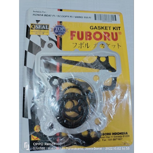 gasket kit / top set beat fi / scopy fi / vario 110 fi