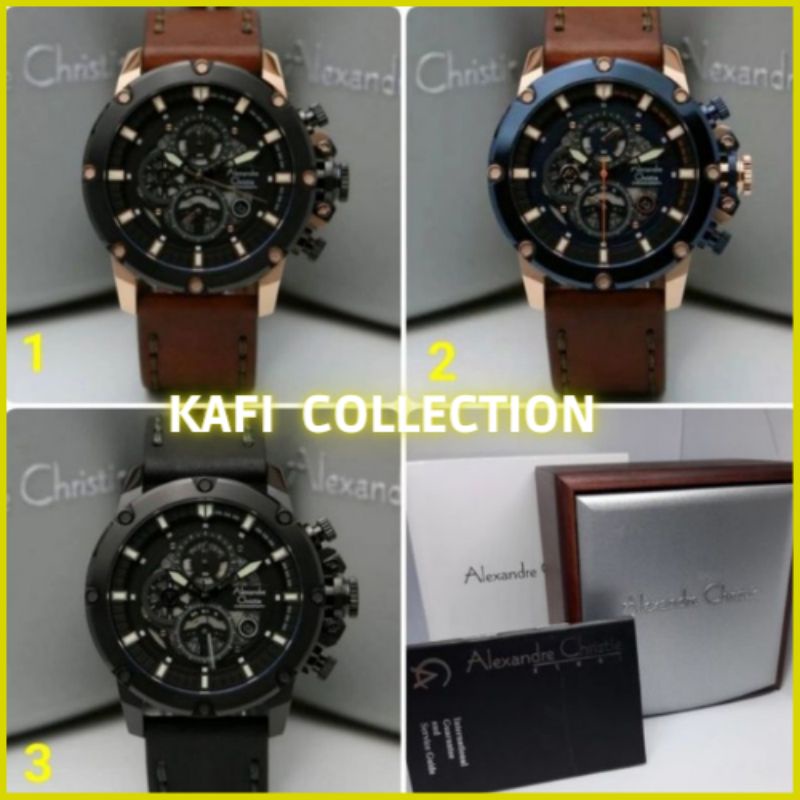 Jam Tangan Alexander Christie Pria Original AC 6564