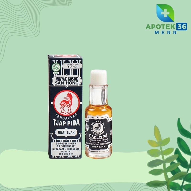 MINYAK GOSOK SAN HONG 12 ML, 50 ML