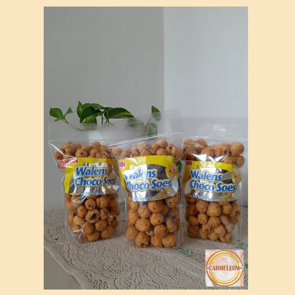 

Cemilan Snack Branded "Walen Choco Soes" Kemasan 250 gram
