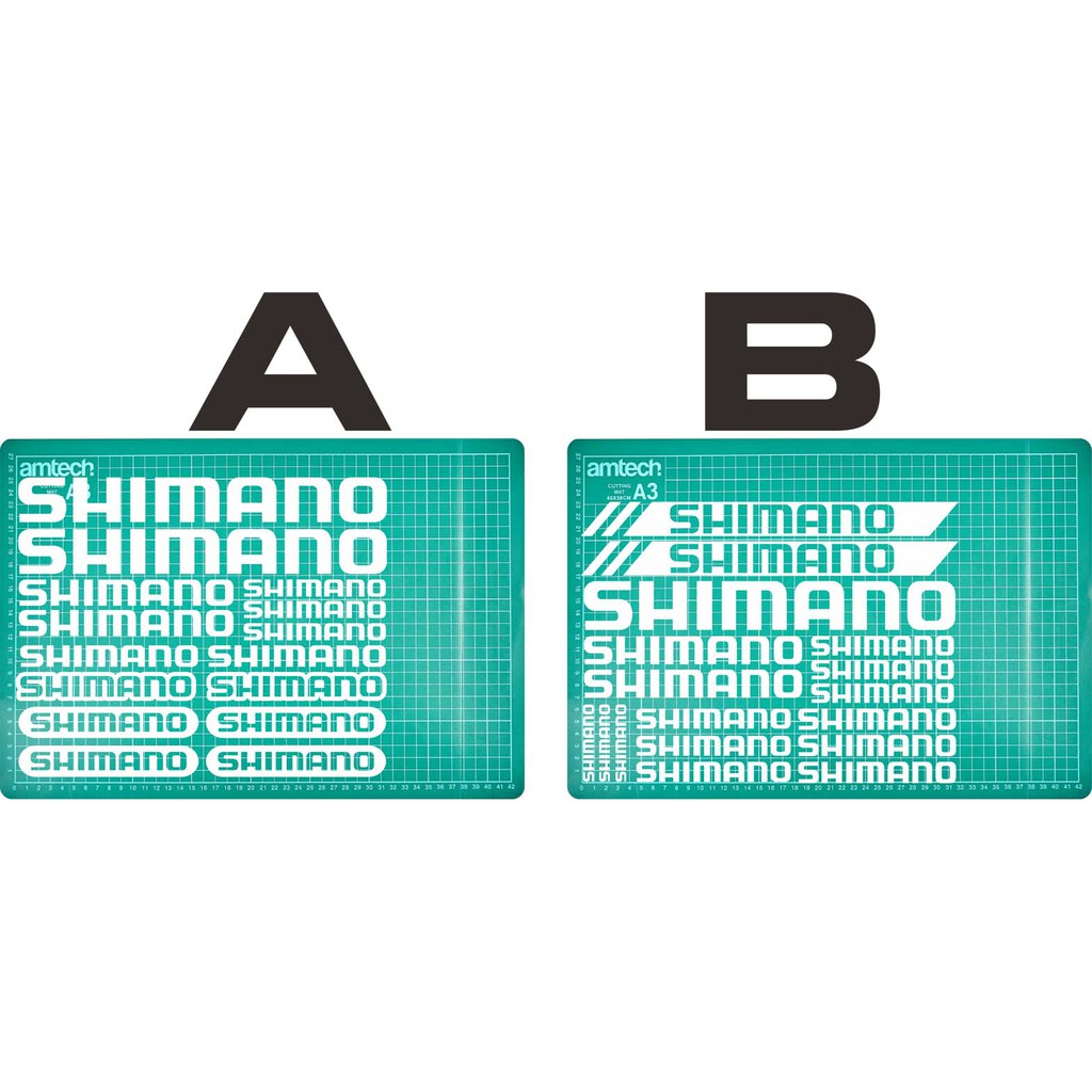 

cutting sticker stiker shimano