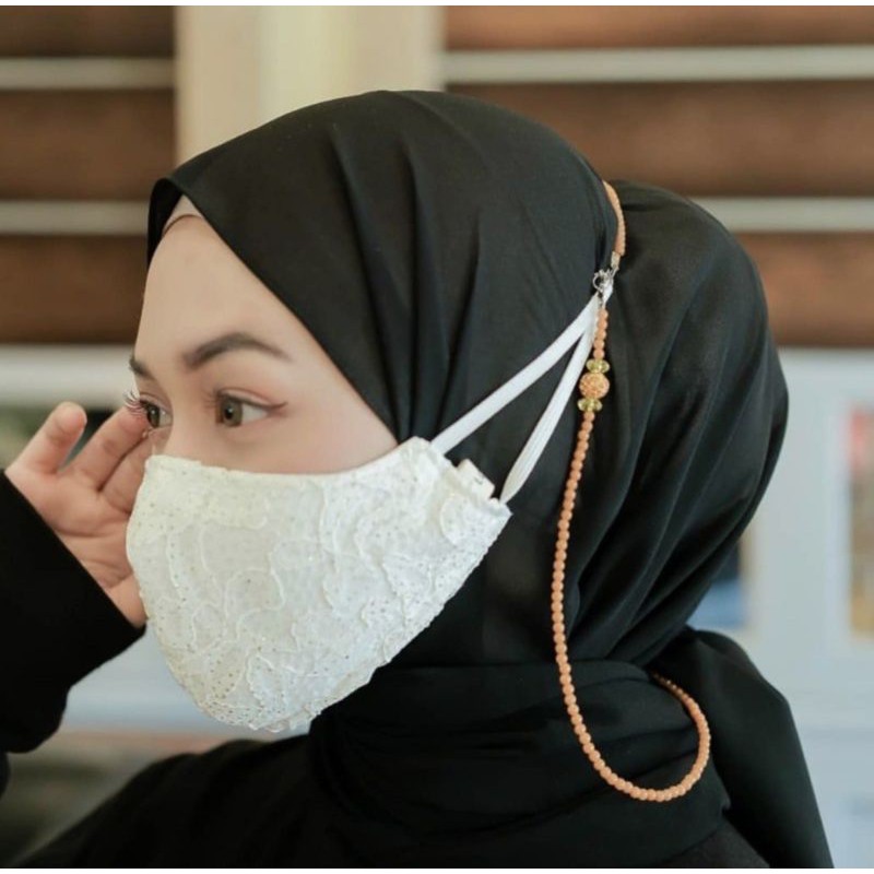 STRAP MASKER MUTIARA KALUNG MASKER