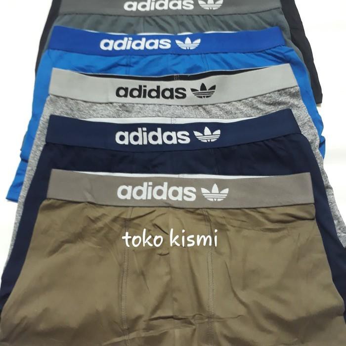 3 PCS - BOXER Celana Dalam Pria Dewasa dan Remaja ADIDAS Kualitas PREMIUM Bahan Lembut - Dalaman Anak Laki Laki - Kolor Cangcut Pria MURAH