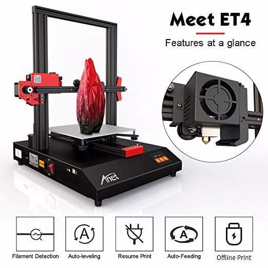 Original Anet ET4 PLUS ASSEMBLED 32 Bit 3D Printer New Version Autoleveling