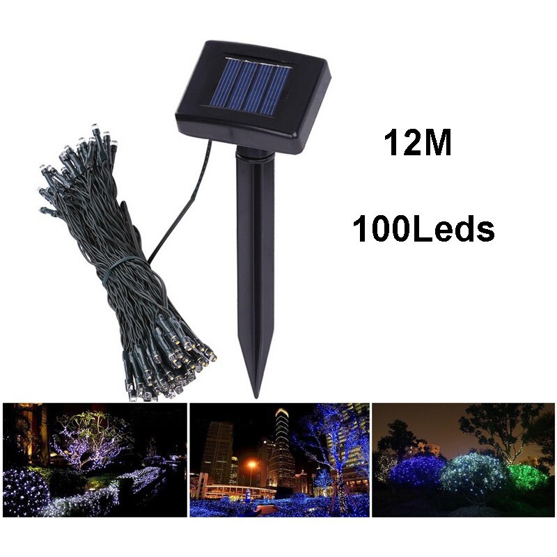 Grab medan MOONBIFFY Solar Powered Decoration Light 100 LED / Lampu Hias Taman YY-3210