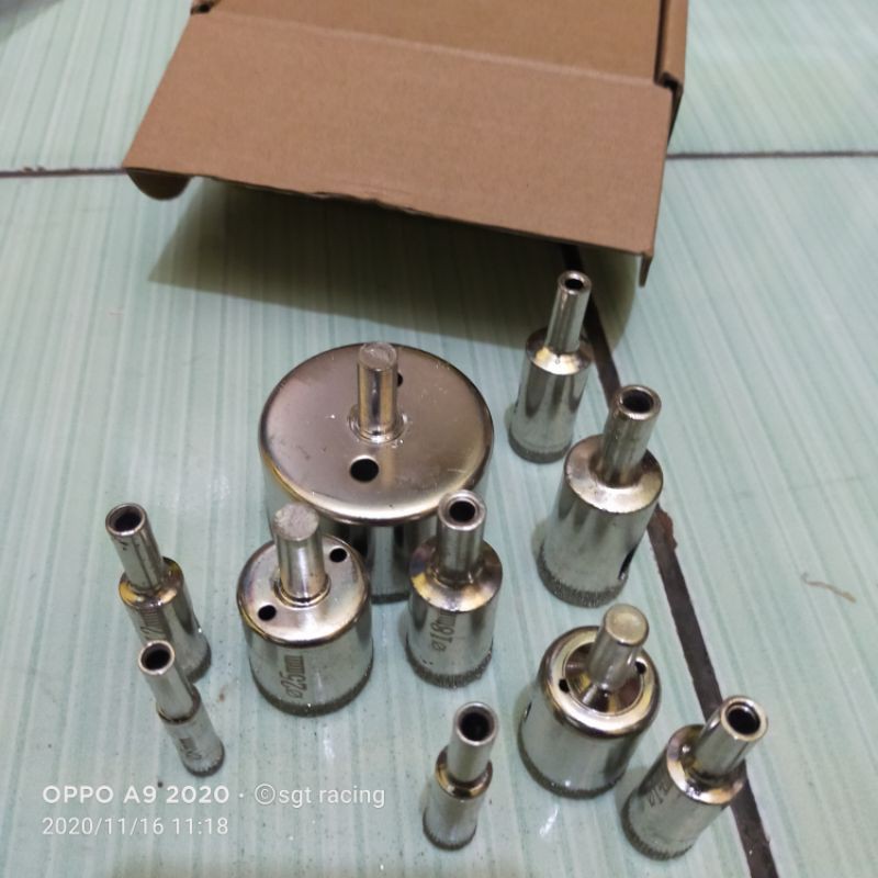 MATA BOR SET KERAMIK GRANIT KACA 15PCS