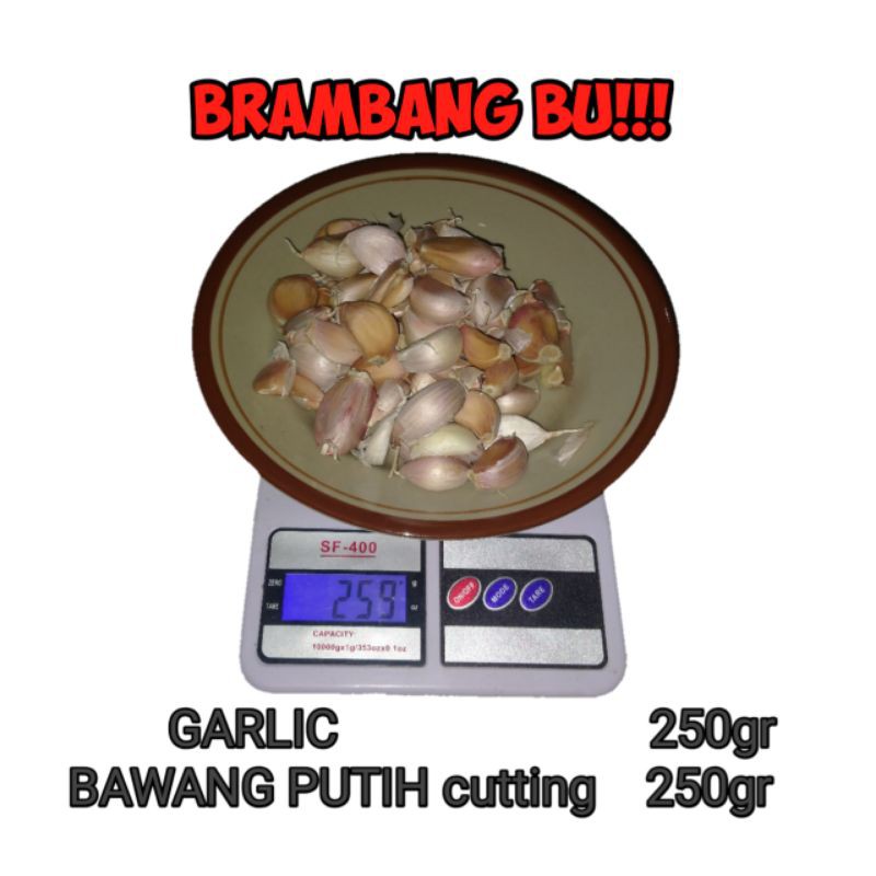 

Onion Garlic Bawang Putih Kating 250gr