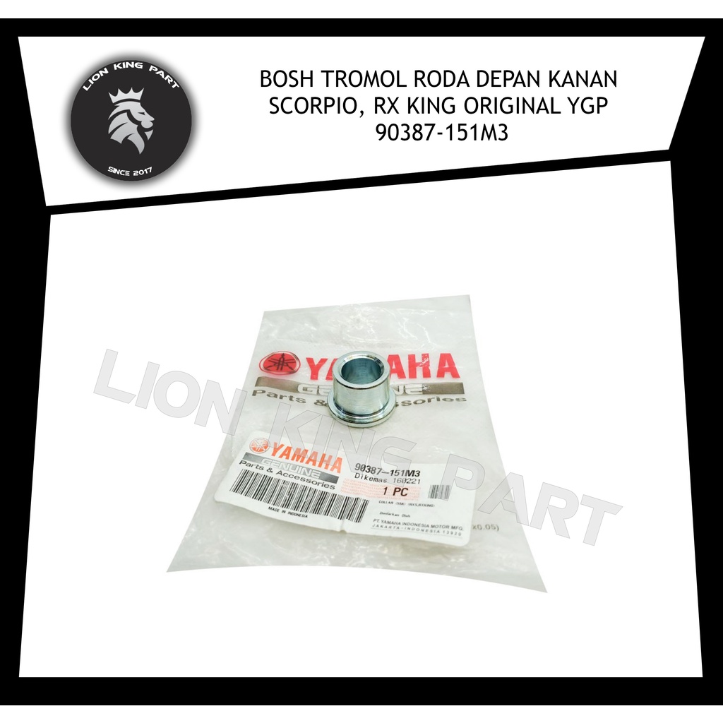 BOS BOSH TROMOL RODA DEPAN KANAN SCORPIO RX KING RXKING ORIGINAL YGP 90387-151M3