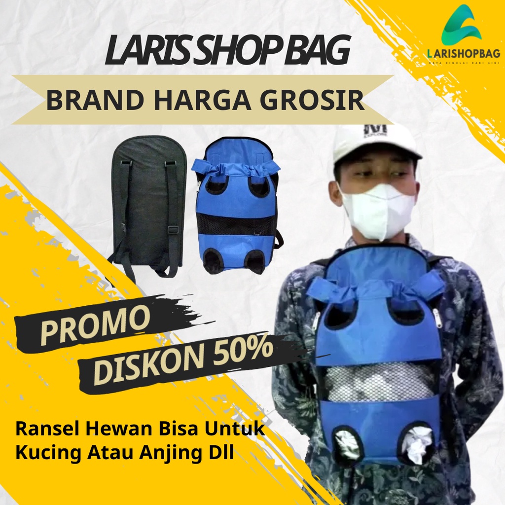 TAS GENDONG KUCING DEPAN BELAKANG UNTUK DEWASA & KECIL TERMURAH