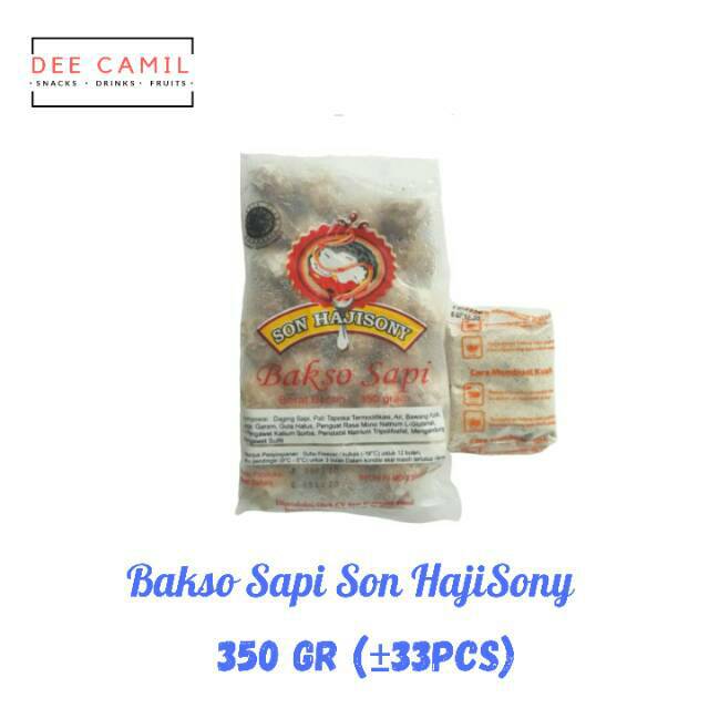 

Bakso Son Hajisony 350 Gr