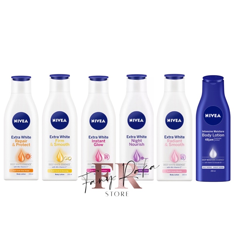 NIVEA Extra White Body Lotion - 100ml 200ml