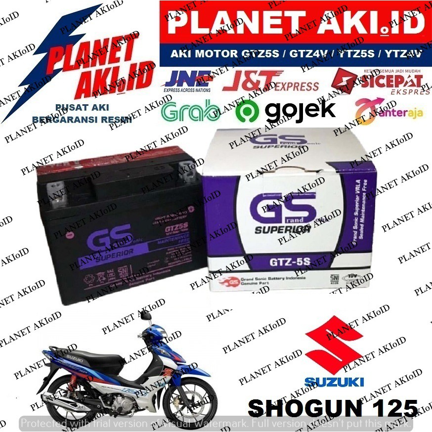 Aki Motor Suzuki Shogun 125 GTZ5S Accu Kering MF