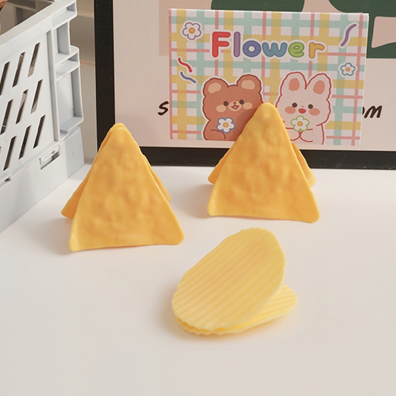 Creative Potato Chips Shape Sealing Clip Cute Paper File Storage Clip