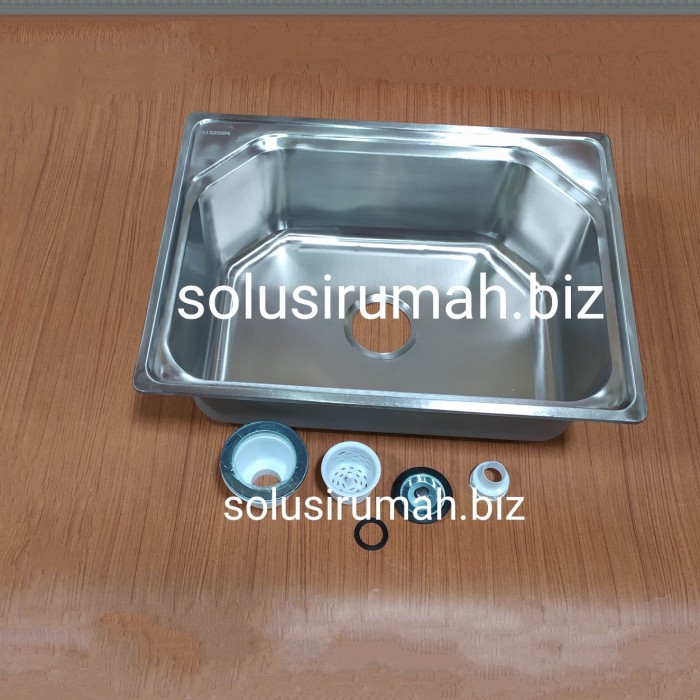 BCP DALAM TEBAL 600 X 450X 200 MM AVOOR 1LB BAK CUCI PIRING 1 LUBANG 1lubang segi enam segienam zinc stainless steel bak cuci SINK 20CM 20 CM 200MM KEDALAMAN TINGGI