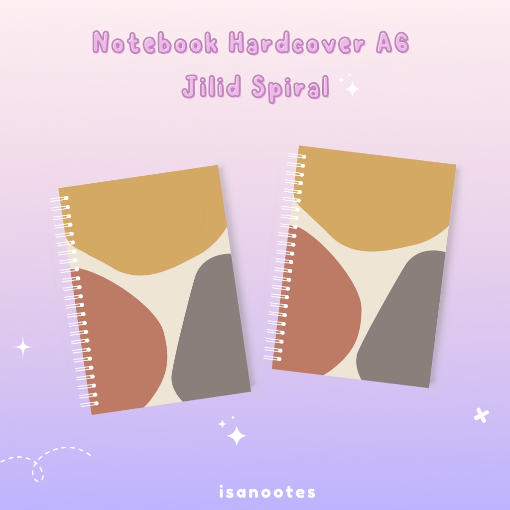 

Notebook Custom Hardcover A6 Jilid Spiral Satuan | Custom Notebook - Planner - Journal - Agenda