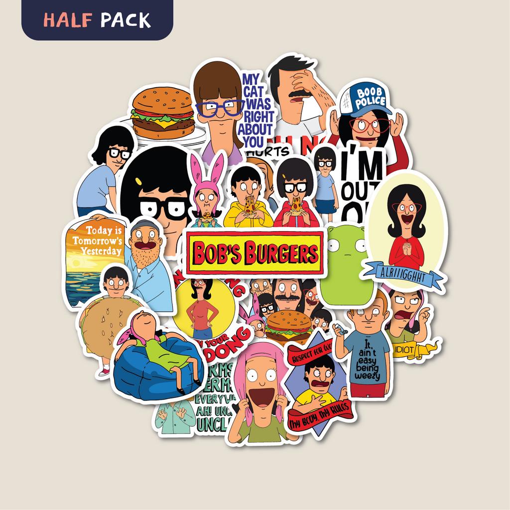

STICKER PACK BOB'S BURGERS | STICKER TUMBLER | STIKER LAPTOP KOPER HELM