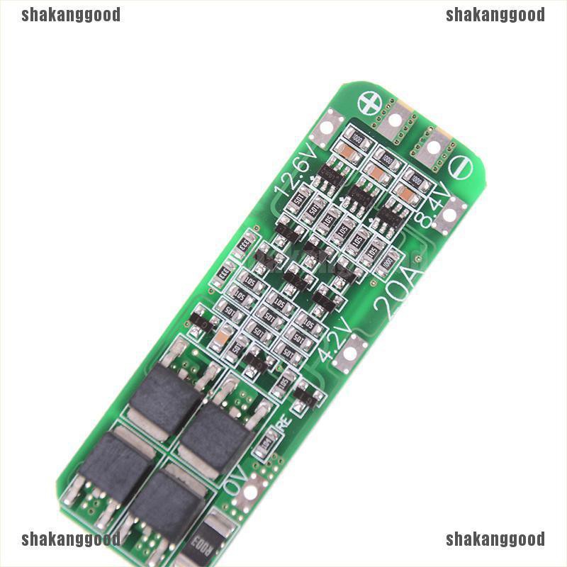 Skid Papan PCB BMS Pelindung Charger Baterai Li-ion 18650 3S 20A 12.6V