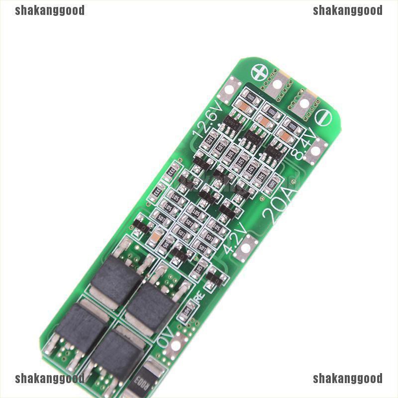 Skid Papan PCB BMS Pelindung Charger Baterai Li-ion 18650 3S 20A 12.6V