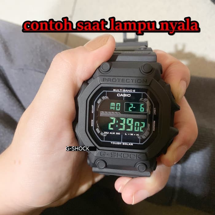 SALE !!!! JAM TANGAN PRIA G-SHOCK CASIO G-GX-56 FULL HITAM FULL BLACK TALI HIJAU FULL HIJAU