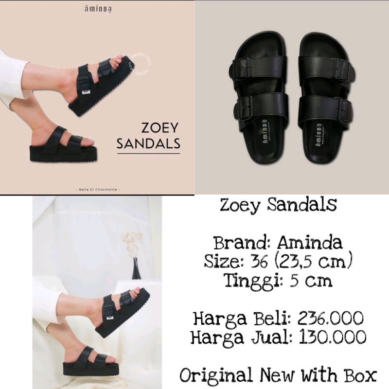 Zoey Sandals (by Aminda.id)